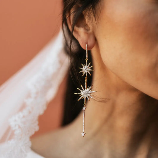 Pendientes Constelación Plata Shine