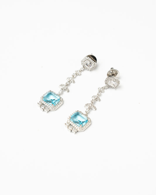 Venta Flash Vintage Pendientes Milea Ed. Limitada Plata Shine Turquesa