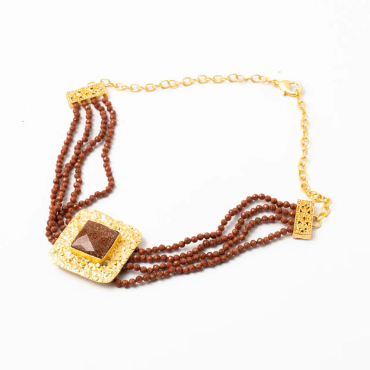 Choker Trier Ed. Limitada Marrón brillo