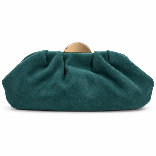 Bolso Nube Invitada Verde Petróleo