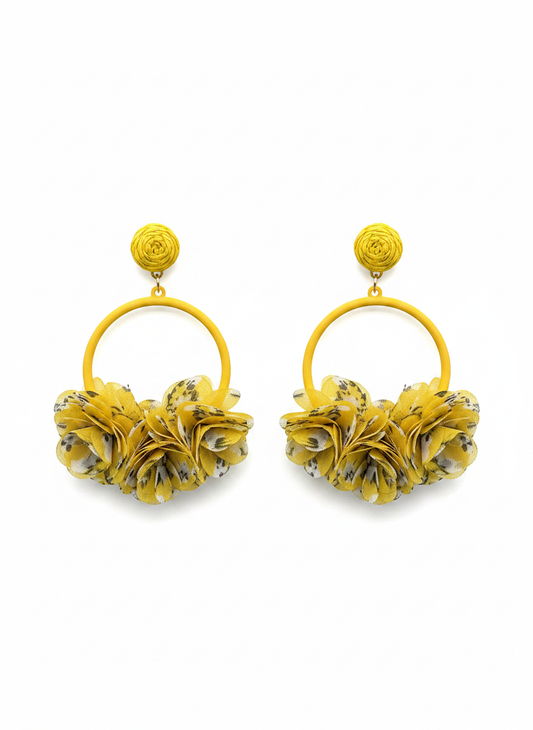 Bisutería Pendientes Melbu Amarillo