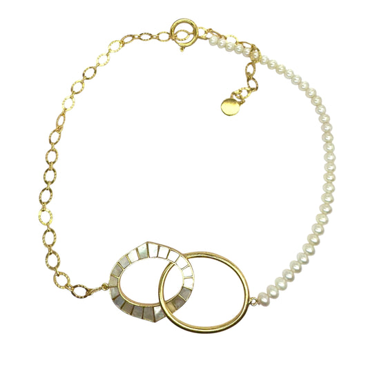 Collar Lazo Perlado