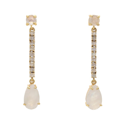 Pendientes Ragazza Piedra Lunar