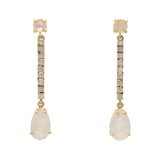 Pendientes Ragazza Piedra Lunar