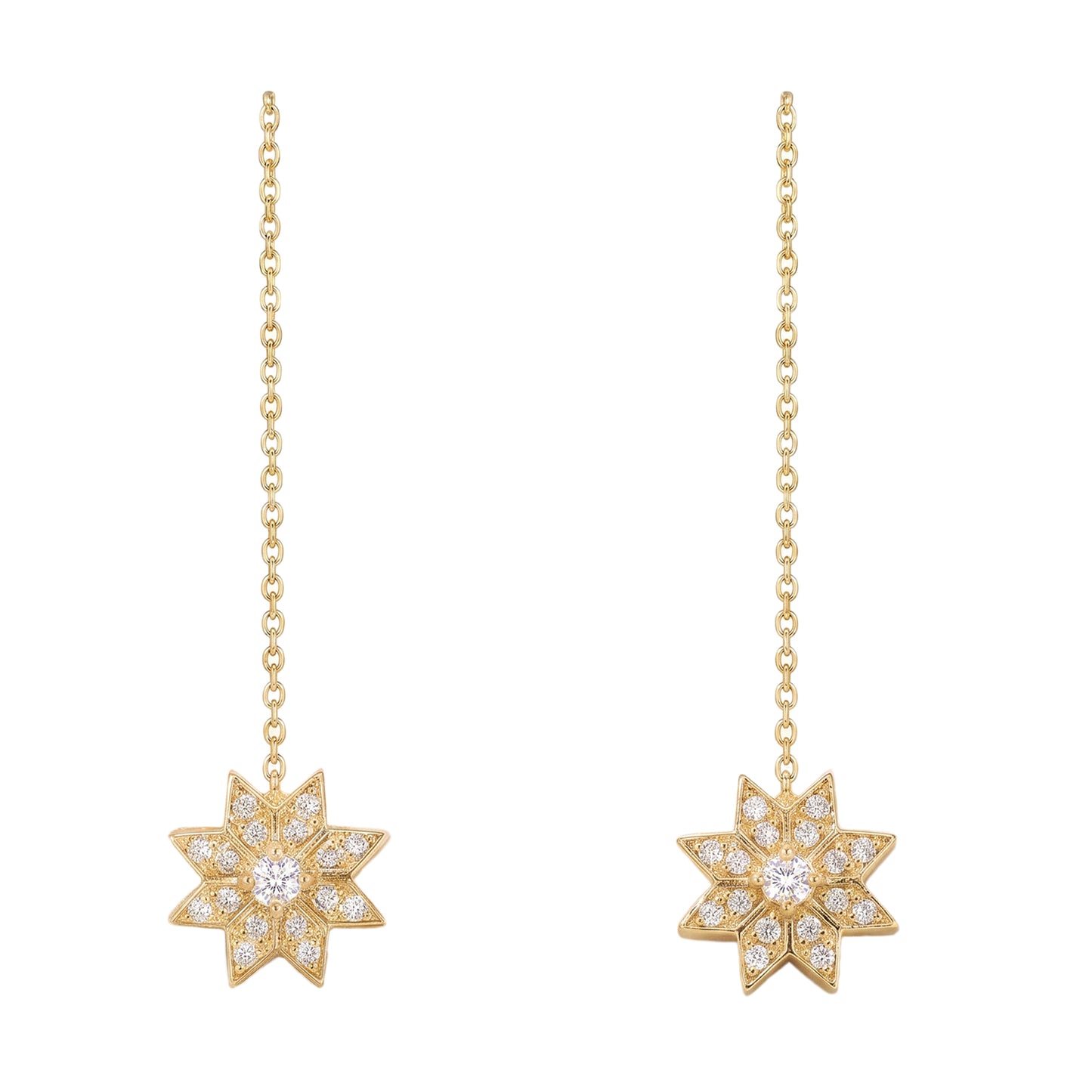 Pendientes Cadena Star Shine