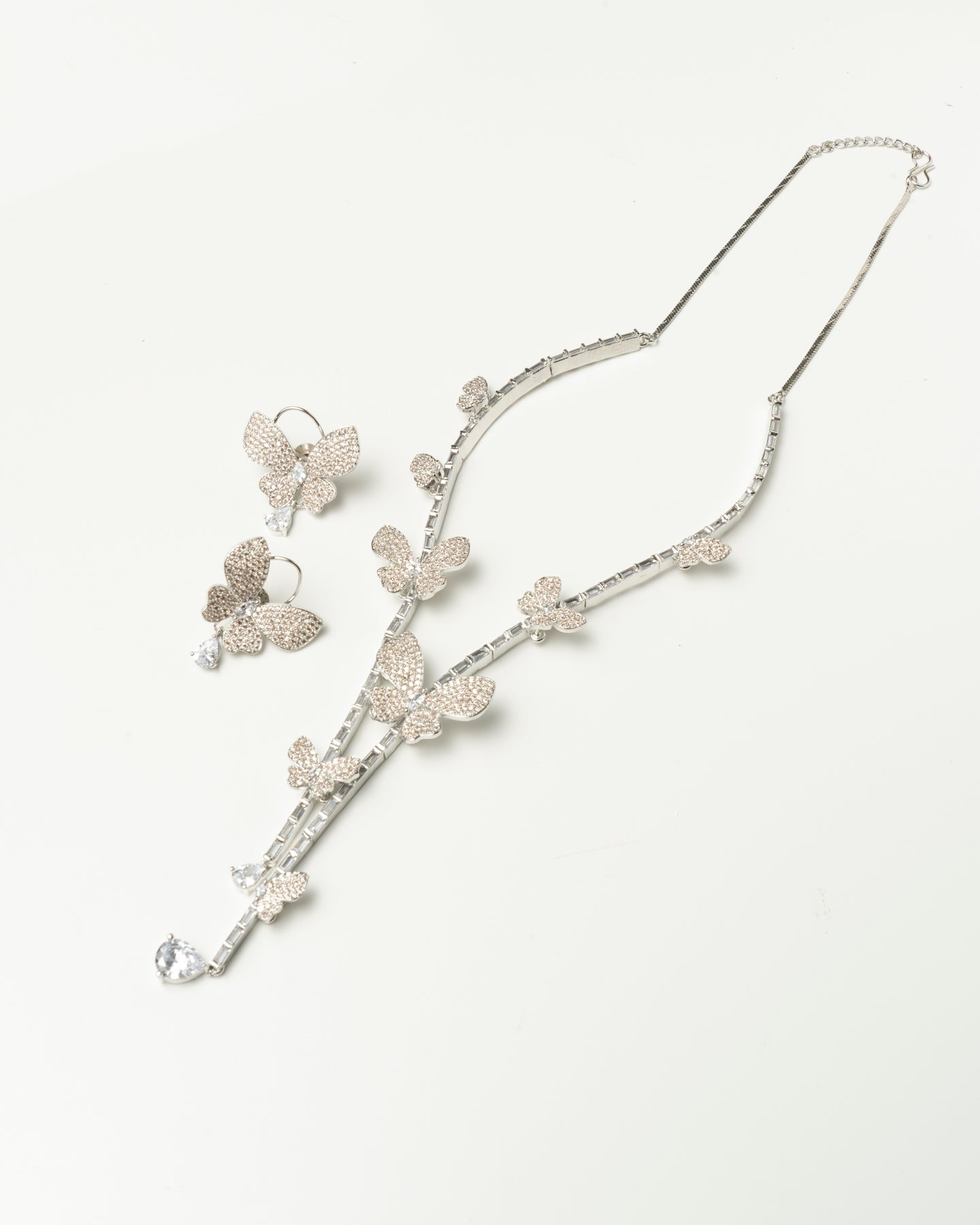 Venta Flash Vintage Conjunto Zc Retamal Mariposas Ed. Limitada Plata Shine