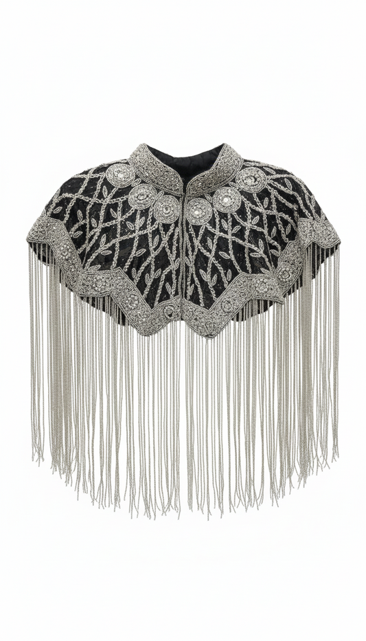 Capa Joya Kuro Plateada y Negra