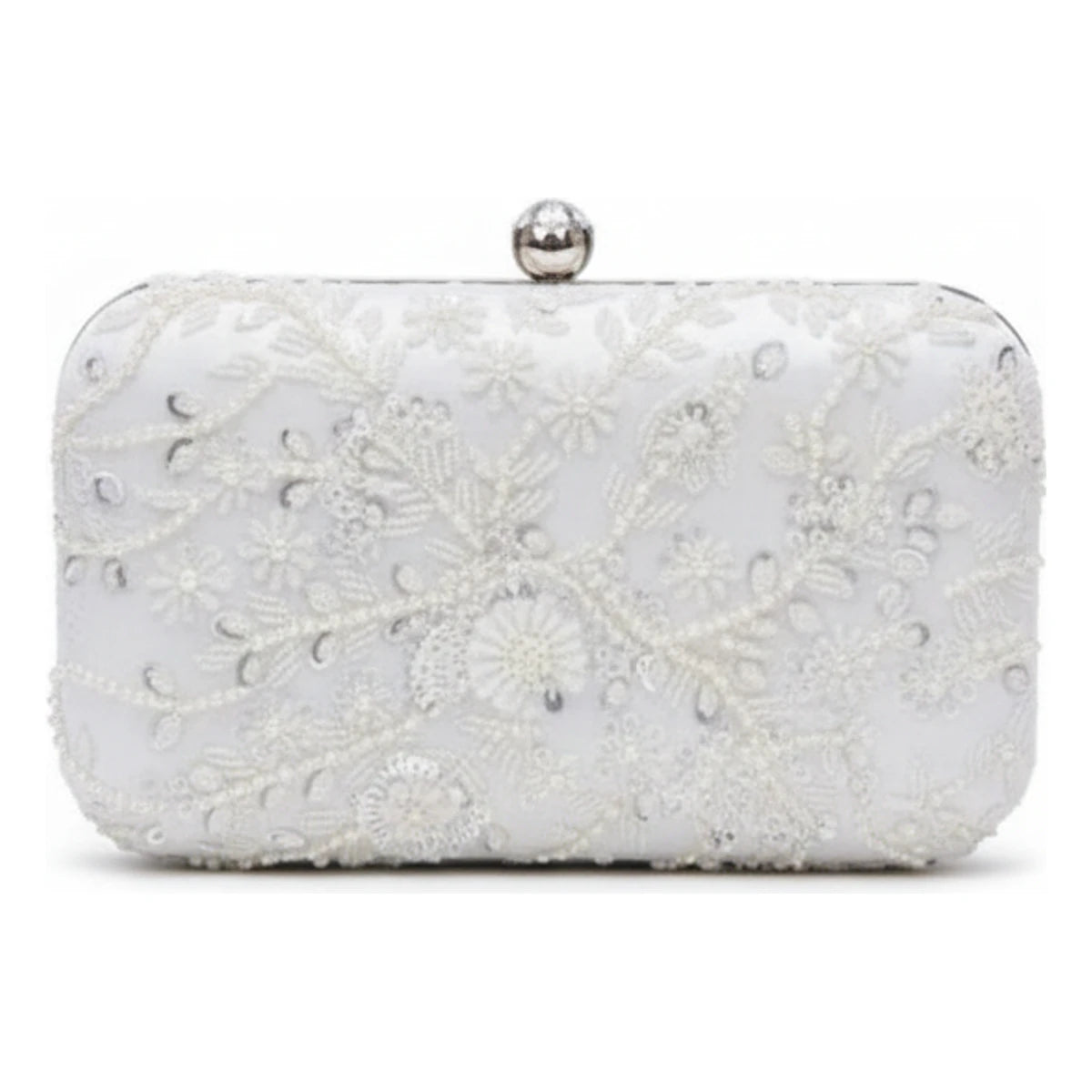 Bolso Nieve Plata Blanco