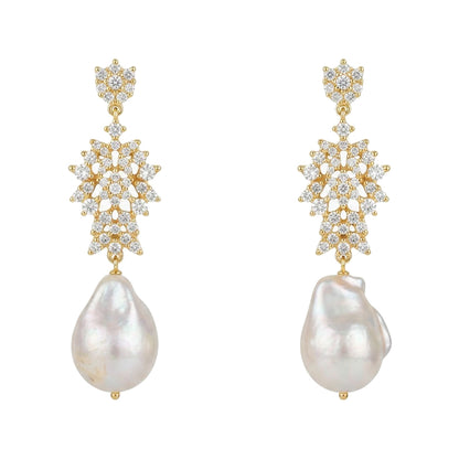Pendientes Brillán Shine Perla