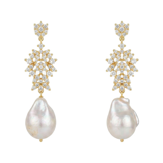 Pendientes Brillán Shine Perla