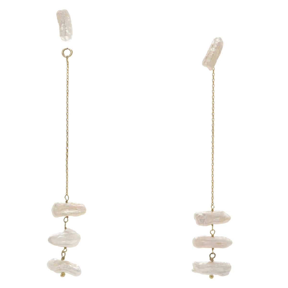 Pendientes Baiser Desmontable Perlas