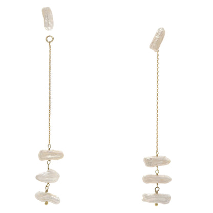Pendientes Baiser Desmontable Perlas