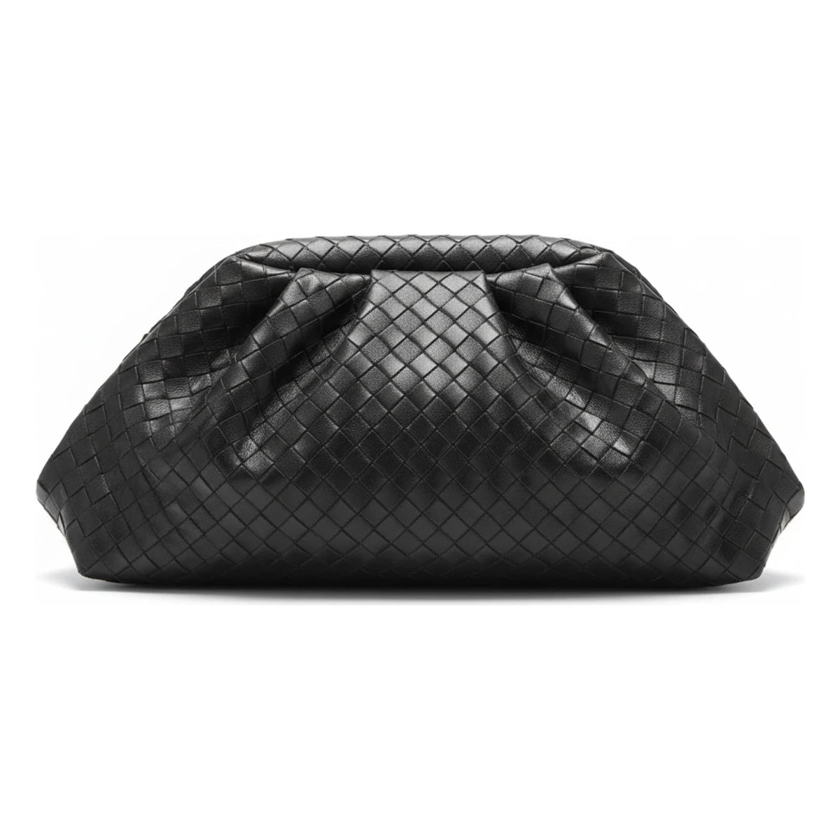 Bolso Nube Escamado Negro