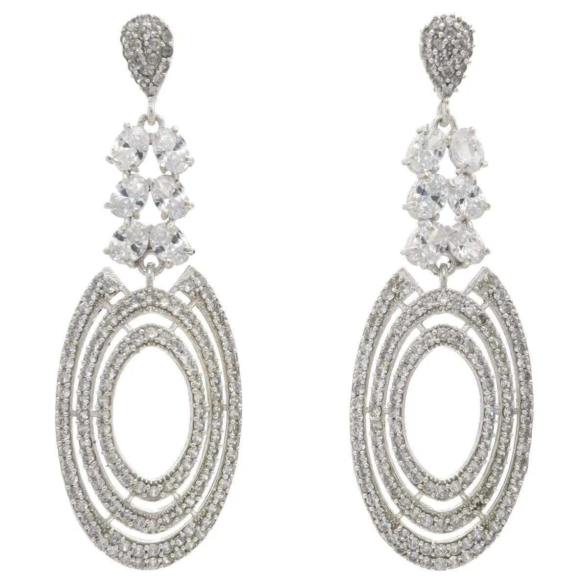 Pendientes Odelis Plata Shine