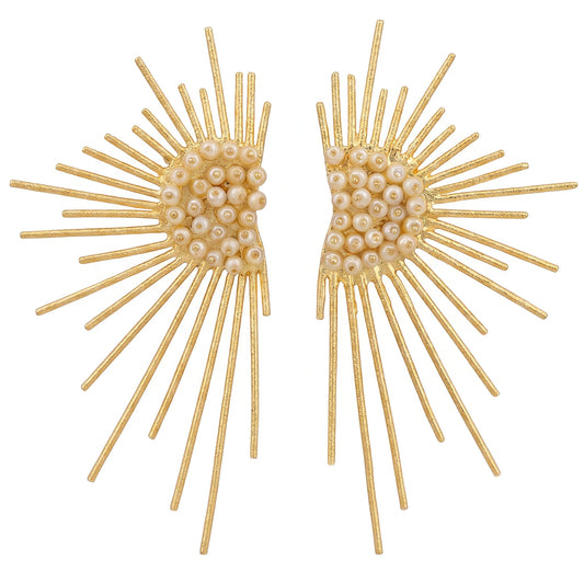 Pendientes Auranti Perlas