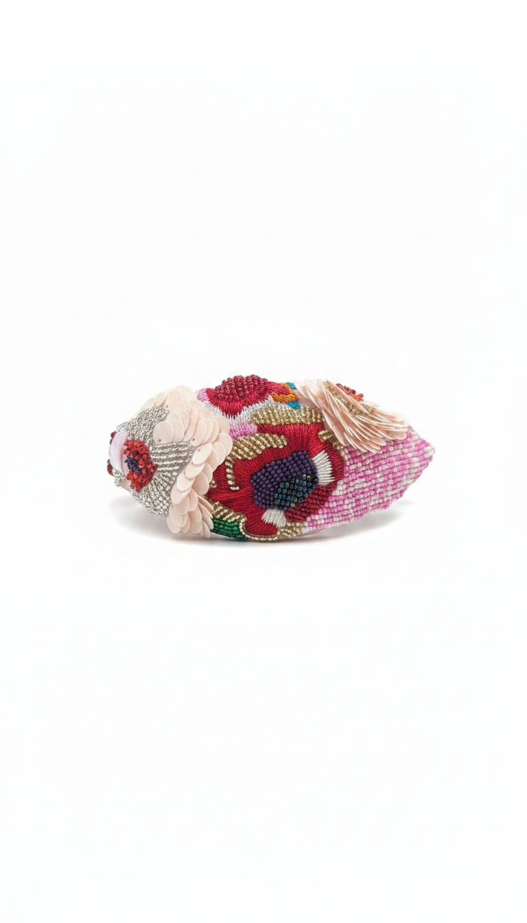 Diadema Kilim Multicolor rosas