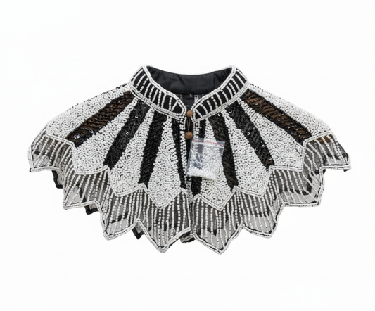 Cuello Joya Damero Negro y Blanco