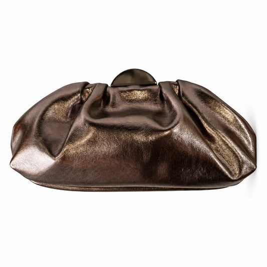 Bolso Nube Metalizado Invitada Bronce