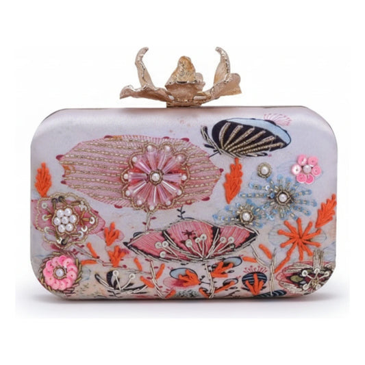 Bolso Flor Garra Coralys Naranja