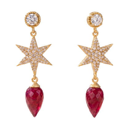 Pendientes Astra Shine y Rubí