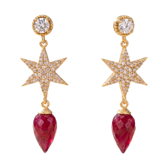 Pendientes Astra Shine y Rubí