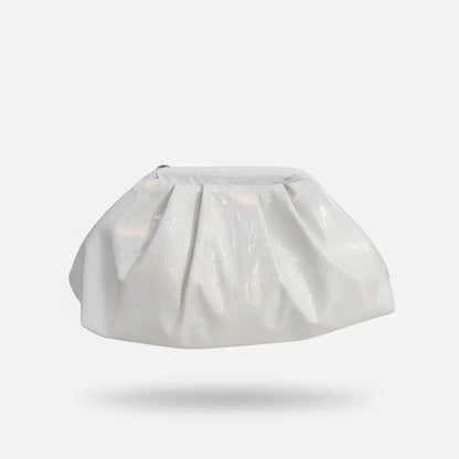 Bolso Nube Escamado Blanco
