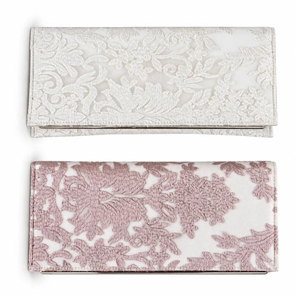 Bolso Sobre Encaje Rosa y Blanco