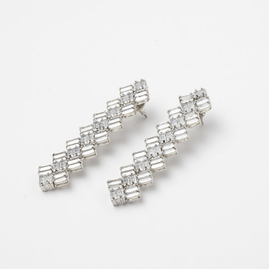 Venta Flash Vintage Pendientes Malena Ed. Limitada Plata Shine