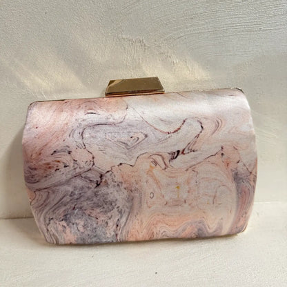 Bolso Print Mármol Beige