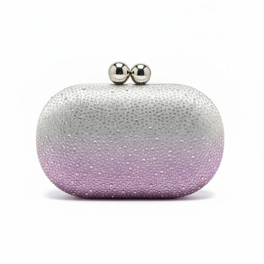 Bolso Brighness Shine, Plata y Morado