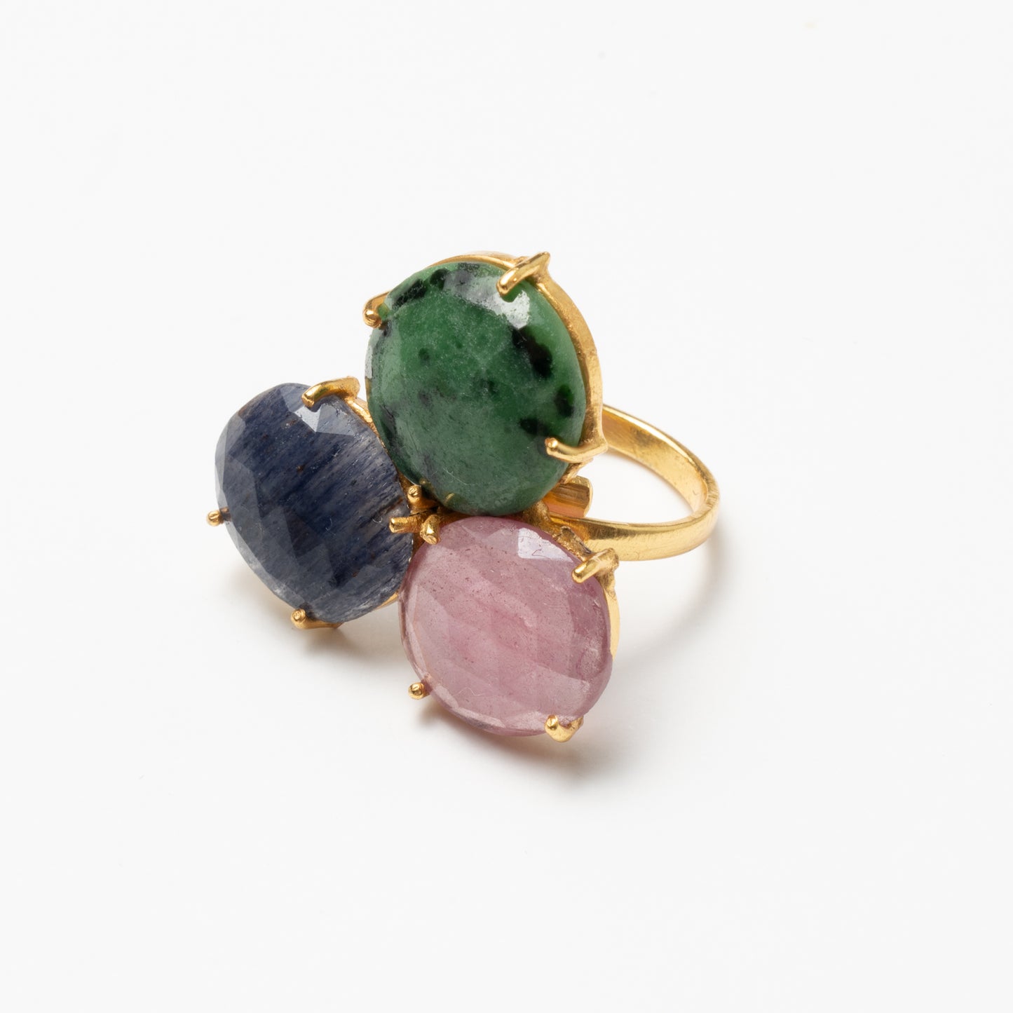 Anillo Mosaico Spohn Ed. Limitada 29 Verde, Rosa y Azul