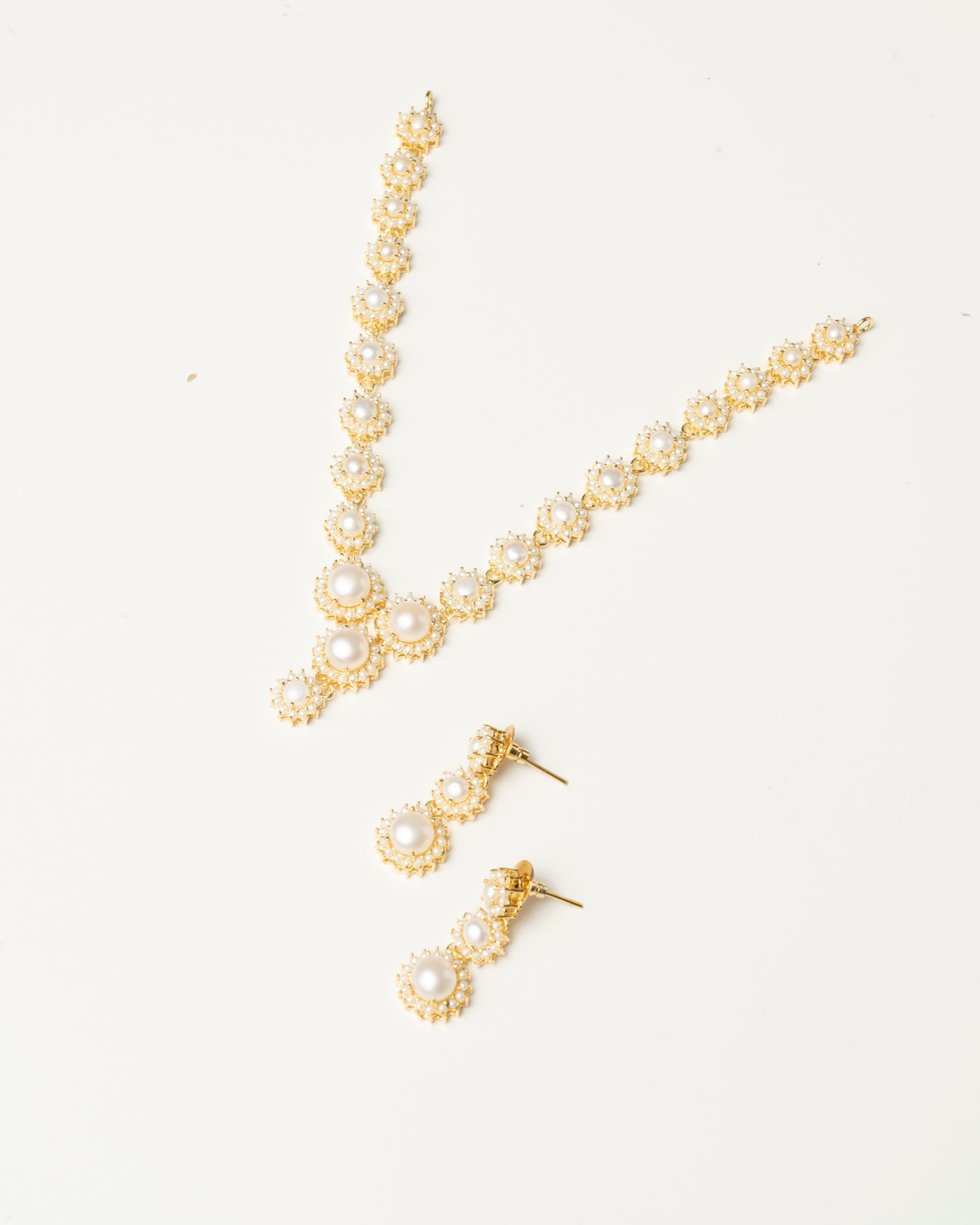 Venta Flash Vintage Conjunto Perle Ponce Ed. Limitada Perla (sin cadena)