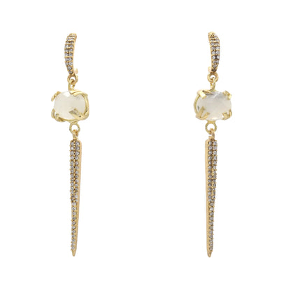 Pendientes Lella Piedra Lunar Shine