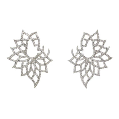 Pendientes Radial Plata Shine