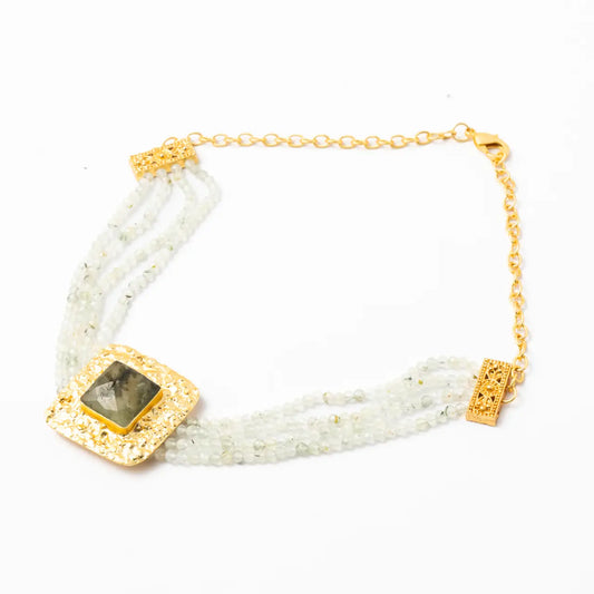 Choker Trier Ed. Limitada Verde claro prehnita