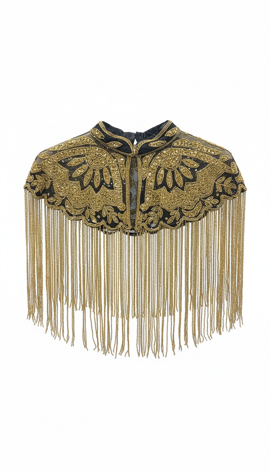 Capa Joya Lune Dorada y Negra