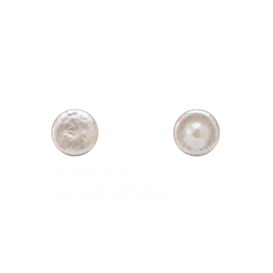 Pendientes Lunnar Perla - 12 mm