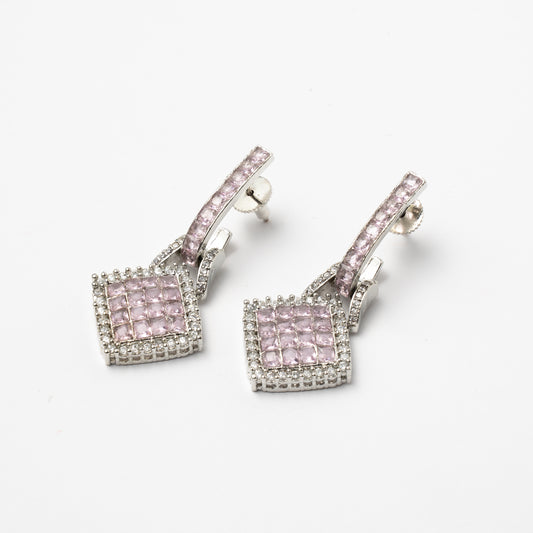 Venta Flash Vintage Pendientes Belmira Ed. Limitada Plata Rosa