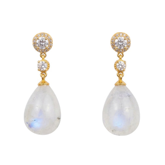 Pendientes Celene Piedra Lunar