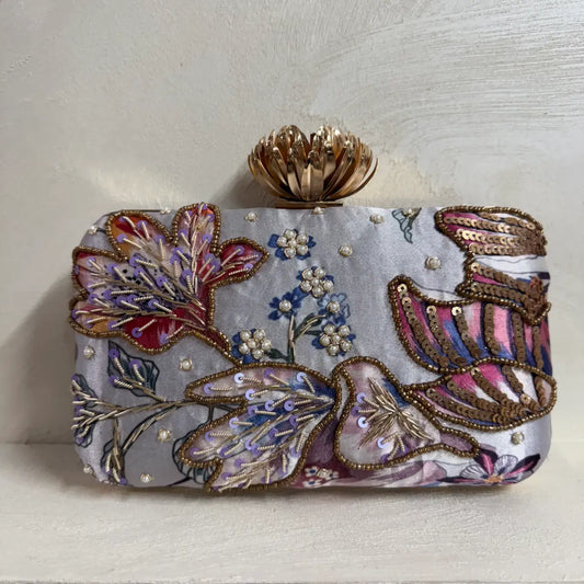 Bolso Loto Tale Azul y Rosa
