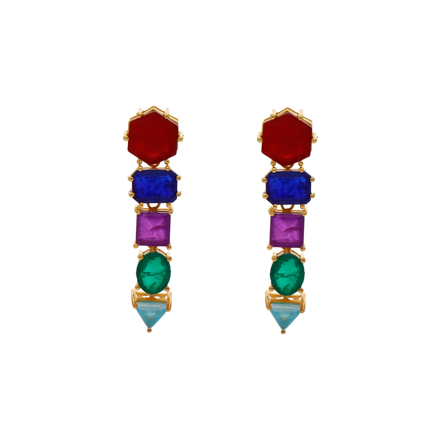 Pendientes Doublet Tempest Multicolor