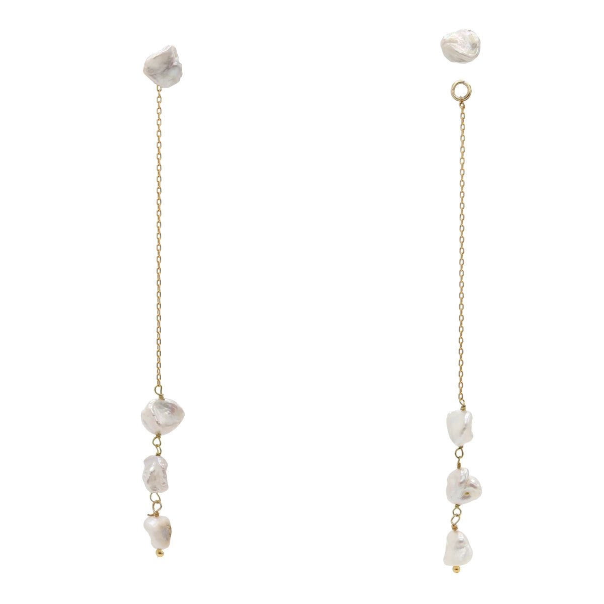 Pendientes Majestad Desmontable Perlas