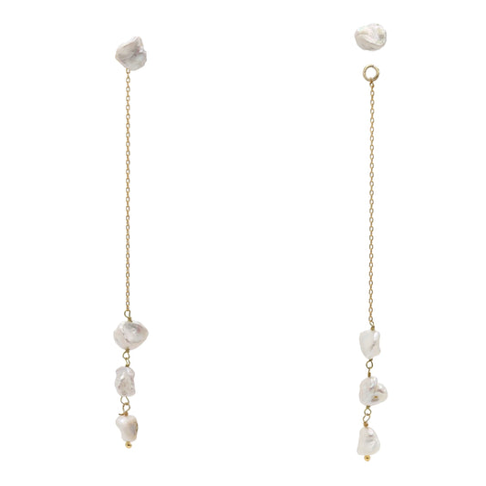 Pendientes Majestad Desmontable Perlas