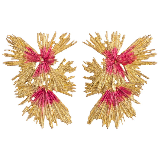 Pendientes Virelia Fucsia