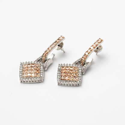 Flash Sale Vintage Belmira Earrings Limited Edition Silver Soft Orange