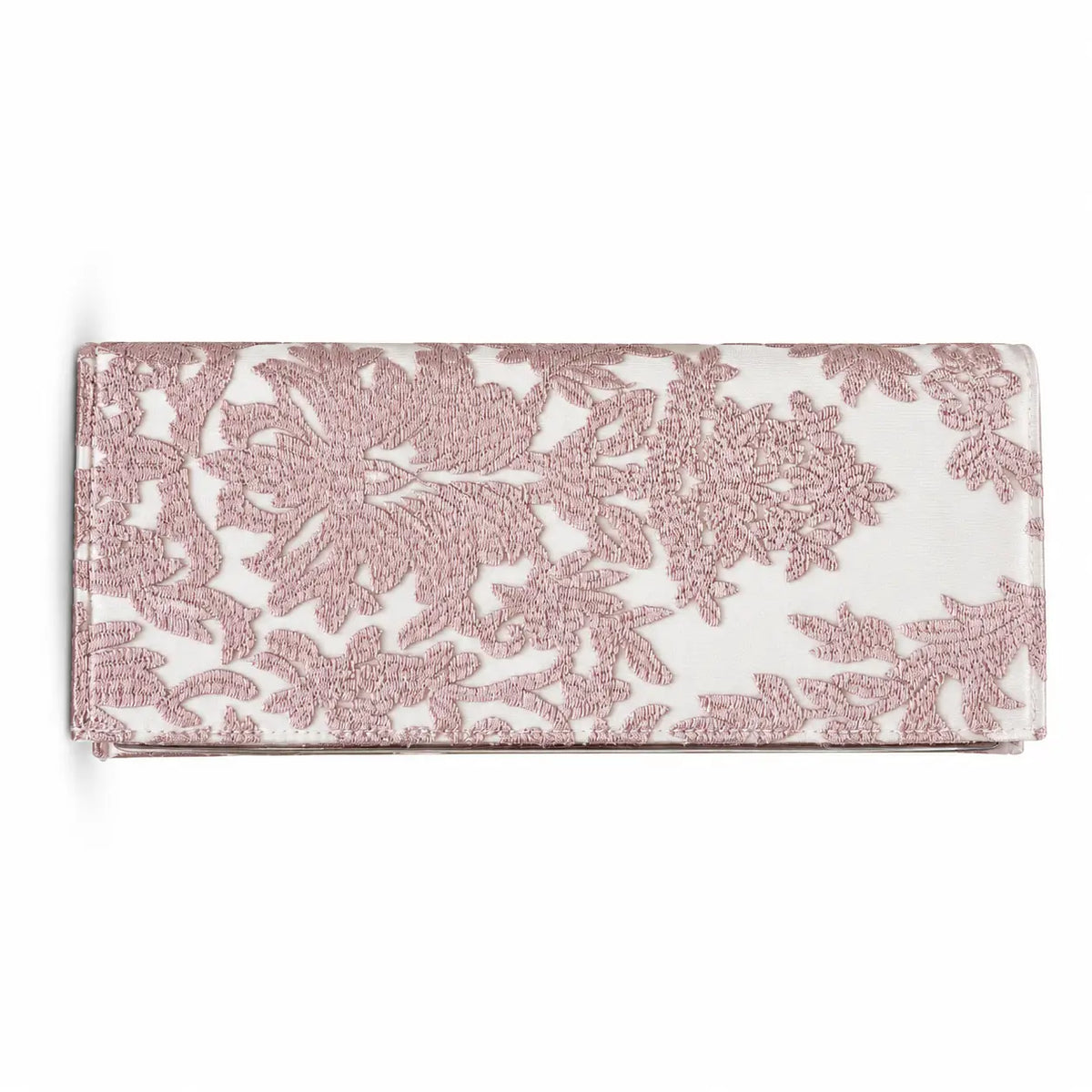 Bolso Sobre Encaje Rosa y Blanco