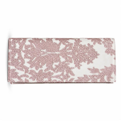 Bolso Sobre Encaje Rosa y Blanco