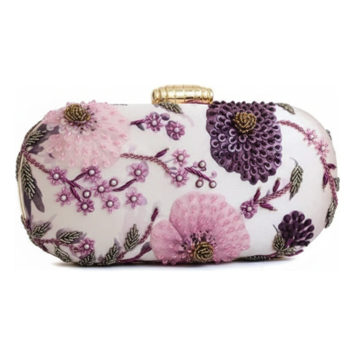 Bolso Ovalado Lennox Lavanda Rosa y Morado