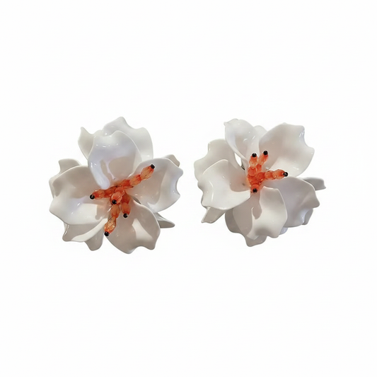 Bisutería Pendientes Aruba Blanco