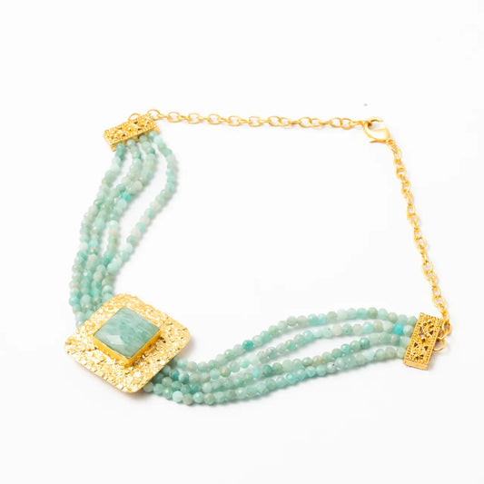 Choker Trier Ed. Limitada Verde Amazonita